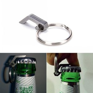 Gear Mini Lightweight Bottle Beer Opener Key Ring Pocket Multifunktionell Verktyg Utility Gadget Outdoor Camp Hike