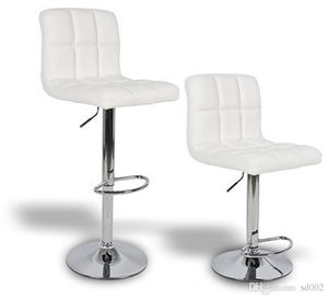 Swivel hydraulische hoogte meubels verstelbaar lederen pub barkrukken stoel kassier kantoor krukje receptie stoelen roteren 98xt dd