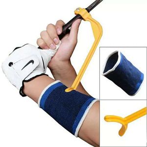 Mini Portable Training Guide Gesture Alignment Aids för Golf Sports Practice Swing Wrist Korrigera Aids Praktisk och Ljus 3TX ZZ