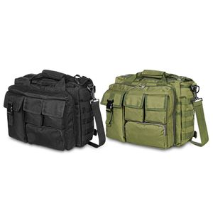 Olife Tactical Laptop Messenger Bag Multifunktionell portfölj Shoulder Handväska