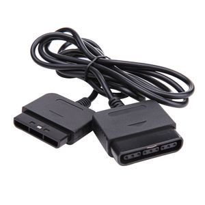 1.8m Gamepad Gry Kontroler Rozszerzenie Kabel do PlayStation 2 PS1 PS2 Console Black wysokiej jakości szybki statek