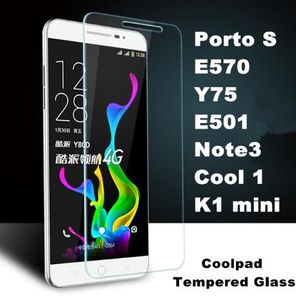 Gehärtetem Glas Für Coolpad Porto S E570 Y75 Y76 Y80D Transparent Screen Protector Für Modena E501 Kühlen 1 F1 Hinweis 3 K1 Mini Film