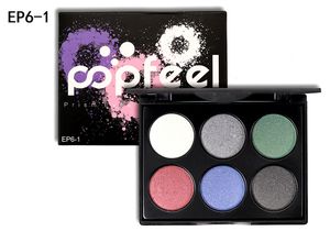 POPFEEL 6 Cores Matte Sombra Paleta Nake Sombra de Maquiagem Dos Olhos de Longa duração Fácil de Usar Maquiagem