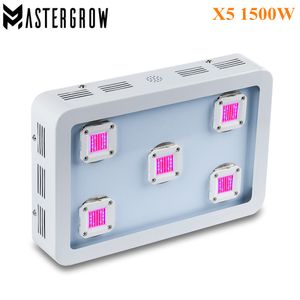 MasterGrow II 1500W X5 COB LED Grow Light Panel Full Spectrum Red/Blue/White/UV/IR 410-730nm For Indoor Plant Growing and Flowering