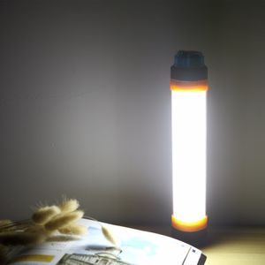 Luce a led di emergenza SOS impermeabile IP68 con torcia Lampada da viaggio da campeggio Lanterna portatile da esterno ricaricabile