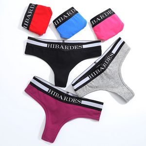 5 pcs mulheres sexy lingerie calcinha 93% algodão 7% spandex bandagens underwear g corda baixa cintura tanga