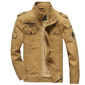 MEN JACKET JEAN MILITET PLUS 6XL Army Soldat Bomull Air Force Male Brand Clothing Spring Autumn Mens Jackets Hot Male