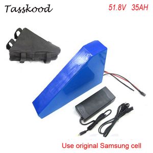 New arrival Triangle shape lithium ion battery 51.8V 35Ah with triangle bag for electric bicycle bike with Use Sanyo 18650 cell