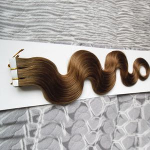 Применить лента клейкая кожа утка волос 100 г ленты в перемещении человеческих волос наращивание волос. Удлинение массы тела 40 шт.