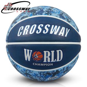 CROSSWAY Pallone da basket originale a 4 colori 71-590 Gomma di importazione di alta qualità Materiale Taglia ufficiale7 Gratuito con borsa a rete + ago