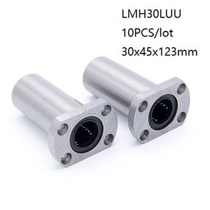 10pcs lot LMH30LUU 30mm linear ball bearing long oval flanged bearings linear motion bearings 3d printer parts cnc router 30x45x123mm