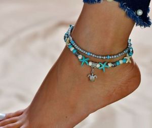20pcs/lot silver chain shell shellffish charms charms ankle anklet berclet barefoot sandal foot