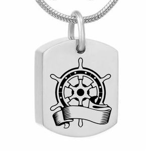 memorial jewelry Stainless Steel square Cremation Pendant Compass Ashes Urn Keepsake Necklace