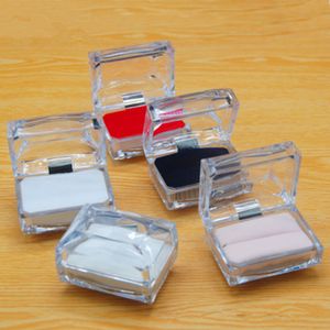 Acrylic Jewelry Packing Holder Ring Transparent Gift Box Engagement Wedding Pendant Earrings Necklace Case fast shopping jc-342