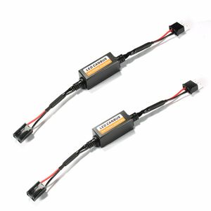 2pcs Error Free LED Canbus Decoder for LED Car Headlight Bulb Kits for SUV Fog Lamps H4 H7 H1 H11 9006 9007 Adapter Anti-Flicker
