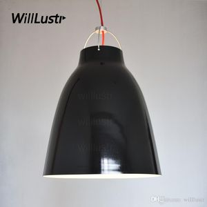 Willlustr Caravaggio lampada a sospensione nordico moderno CECILIE MANZ lampada a sospensione illuminazione a sospensione lucido bianco opaco colore nero GRANDI DIMENSIONI