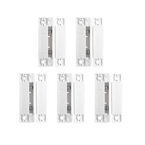 5PcsLot Wired Door Window Magnetic Sensor Switch for PTSN GSM Wired Alarm System Door Detector