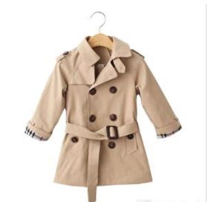 Mädchen Trenchcoats Zweireiher Jacken Für Mädchen Kleidung Tops Kinder Windjacke Frühling Herbst Oberbekleidung für Jungen WY232