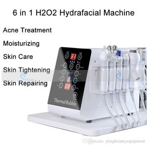 Wholesale spa therapy equipment resale online - New Arrival Microdermabrasion Hydro Facial Machine Skin Moisturizing Repair Spa System BIO RF Cold Hammer Meso Gun Oxygen Therapy Equipment