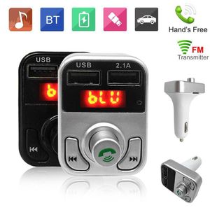 B3 FM Sender Auto Kit Drahtlose Bluetooth B2 Auto Kit MP3 Musik Player LED Dual USB 2,1 A Auto Ladegerät frequenz Display Unterstützung TF Karte