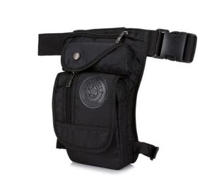 Men Hip Hop Leg Bag Waterproof Nylon Leg Fanny Pack Male Moto & Biker Waist Bags Multi-functional Tactics Belt Bag Travel Pocket