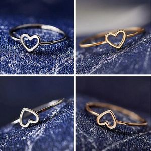 6-10 Nowe Cute Little Heart Shaped Love Małe pierścienie Popularne Party Pierścienie Najlepszy prezent dla dziewcząt