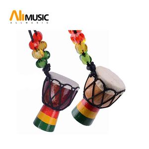 Ingrosso MINI Jambe Drummer in vendita Djembe percussioni a mano strumento musicale tamburo africano Nuovo commercio all'ingrosso di marca Spedizione gratuita MU1220