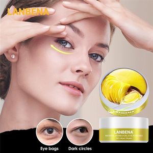 LANBENA Göz Kolajen Göz Patch Cilt Bakımı Nemlendirici Retinol Koyu Circles Göz Cilt Bakımı Kaldır Maske