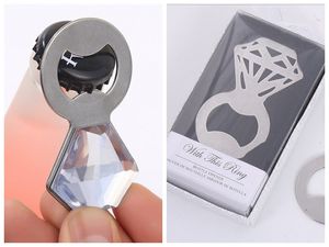 (25 Pieces/lot) Wedding celebration gift of Sparkle and Pop Diamond Bottle Opener Party Favors For Wedding souvenirs