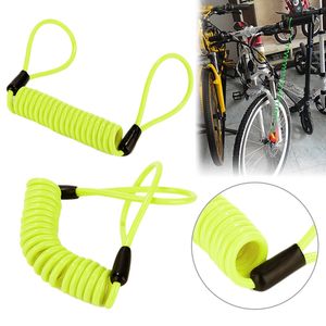 150cm Alarme Disco Bloqueio de Segurança Anti Ladrão Acessórios de Motocicleta Lembrete Lembrete Cabo de Primavera Ferramenta de Segurança Theft Protection Auto Peças