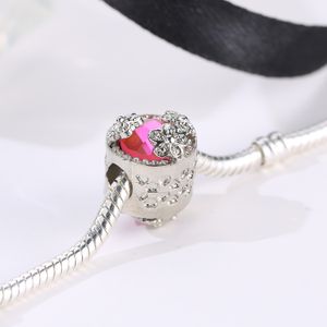 All'ingrosso- argento sakura diamante grande foro sciolto perline strass di cristallo per catena di sicurezza serpente gioielli braccialetto di fascino fai da te