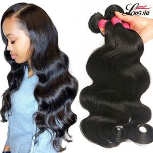 Body Body Body Body Virgin Human Hair Extension Wholesale 3 o 4 bundle Brasiliano Wave Hair Weaving