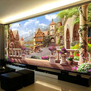 QianZehui, DIY 5D Avrupa Tarzı Egzotik Manor Nakış, Yuvarlak Elmas Tam Rhinestone Elmas Boyama Çapraz Dikiş, İğne T200111