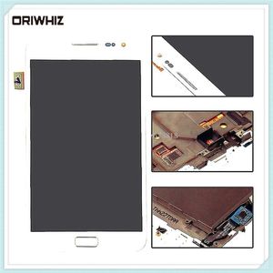 ORIWHIZ Display LCD com tela de toque digitador Assembléia para Samsung Galaxy Note 1 N7000 i9220 Replacement Black White