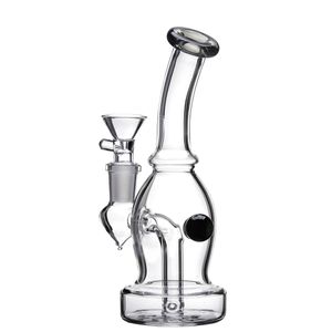 6 pollici Glass Bong Con ciotola di vetro Mini Color Glass Dab dell'impianto offshore rig Tubi Perc Heady fumatori Bubbler quarzo Banger 1122