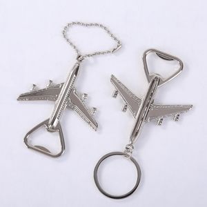 Livre DHL Avião Avião abridor de Keychain Portátil Sliver Avião de Cerveja Abridor de Garrafa Chaveiro Chaveiro Chaveiro Bar Ferramenta de Negócios High End High End