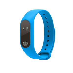 Smart Wristbands M2 Armband Hjärtfrekvens Monitor Pedometer Vattentät Bluetooth För IOS Android Men Kvinnor