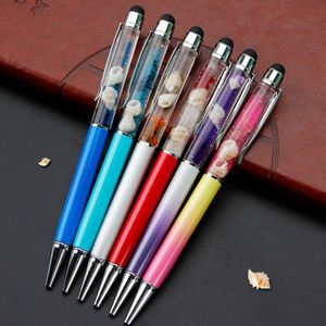 Colorful Cute Metal Ballpoint Pens Black Ink Business School Office Wedding Christmas Birthday Hotel Party Supplies