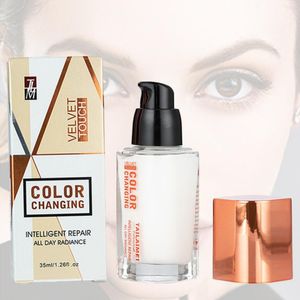 TLM Color Changing Foundation Intelligent Repair All Day Radiance Liquid Foundations Velvet Touch Makelloses Gesichts-Make-up