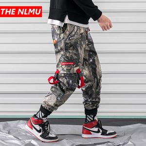 Herren Hip Hop Camouflage Patchwork Fracht Jogger Hosen Männer 2019 Casual Vintage Harem Hose Hose Ankle-Länge Streetwear WG09