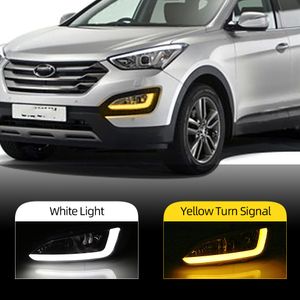 LED Daytime Running Light For Hyundai Santa Fe IX45 2013 2014 2015 Car Accessories Waterproof 12V DRL Fog Lamp Decoration