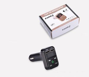 B2 Wireless Bluetooth Multifunction FM Transmitter USB Car Chargers Adapter Mini MP3 Player Kit Holders TF Card HandsFree Headsets Modulator with Retail Box