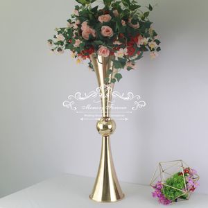 29 calowy wysoki metalowy kwiat ślubny trąbka stoisko kwiatowy stół dekoracyjny centymetry sztuczne aranżacje wystrój