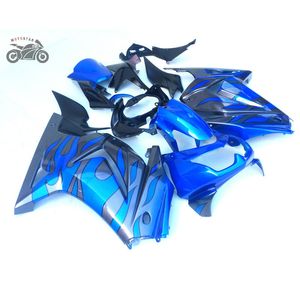 Kawasaki Ninja 250r 2008-2014 Yeşil Gri Motosiklet Için Enjeksiyon Kalıplanmış Yüzeyler Set Yeşil Gri Motosiklet ABS Plastik Çince Peri