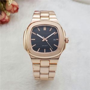 2019 New Auto Date Mens watches Luxury Fashion Stainless Steel Band Top Brand Quartz Wristwatches Waterproof Classic Clock Relojes For Men