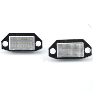 1 çift hata ücretsiz 18led plaka ışıkları Ford Mondeo MK3 2000 2001 2002 2003 2004 2005 2006 2007