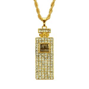 Wholesale gold costume jewelry necklaces for sale - Group buy New Lovely Gold Silver Fashion Statement Necklace Perfume Bottles Pendants Fine Jewelry Costume Jewelry For Women For Gift