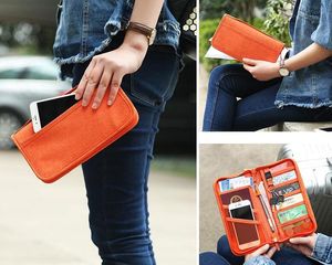 20pcs Passport Bag 4Colors ID Credit Card Storage Bag Travel passport Wallet Holder Organizer Purse Bag