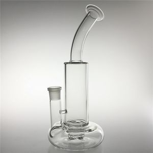 Nargile ile 18mm Kadın Cam Tornado Su Bongs 10.6 Inç Kalın Siklon Filtre Disk Tabanı Beher Recycler Bong Petrol Rig için Sigara