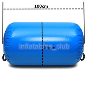 Rullo gonfiabile dell'aria di trasporto libero per la ginnastica 100 * 85cm Dia Yoga Roller 0.9mm PVC Trampolino Gonfiabile Air Track Roller / Air Barrel